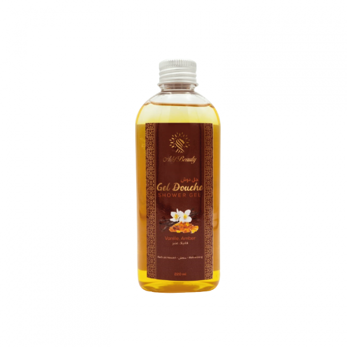 Gel Douche à La Vanille et Amber 220 ml