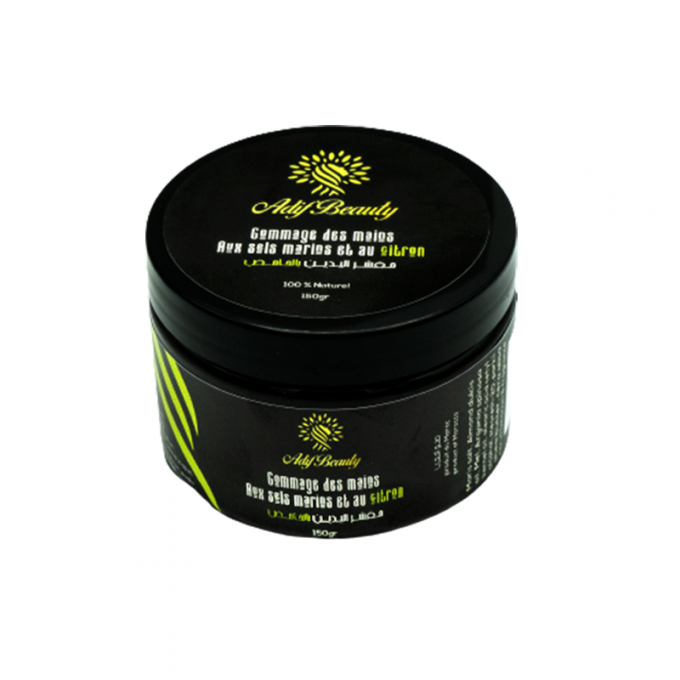 Gommage des mains au Sels Marins et Citron