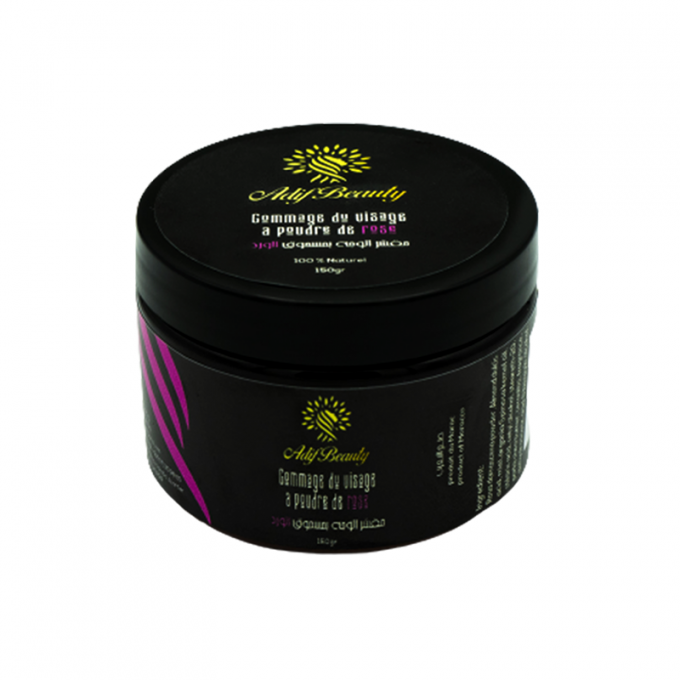 Gommage du Visage à La Poudre de Rose